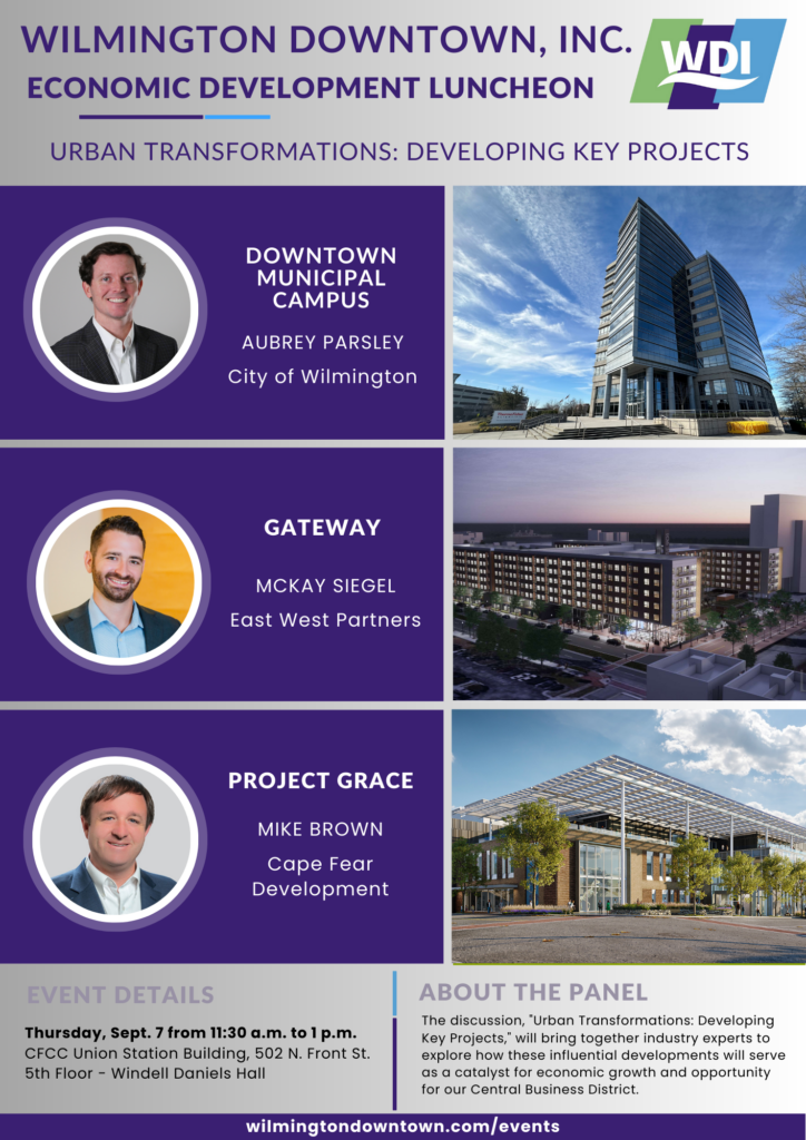 Economic Development Luncheon – Wilmington Downtown, iNC